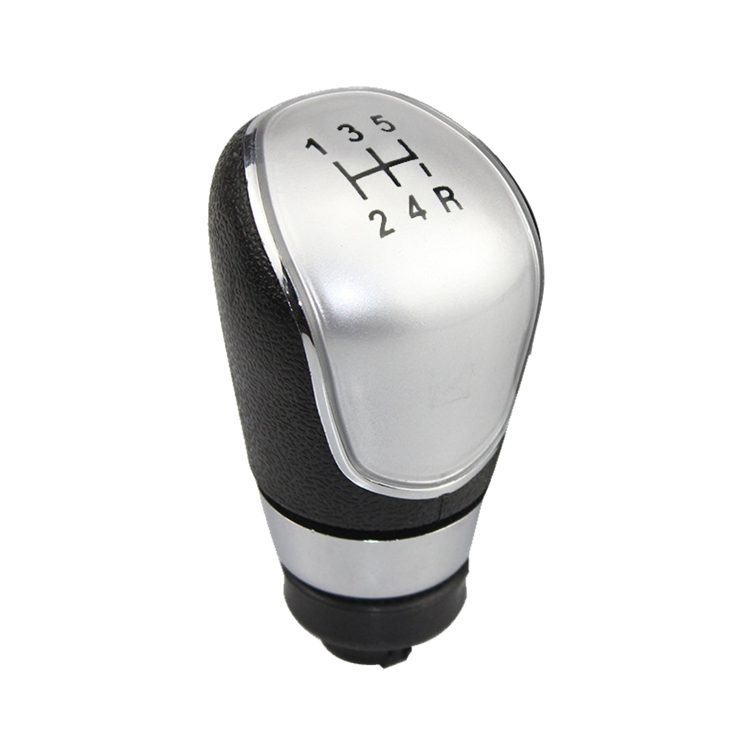 5-Speed Manual Gear Shift Knob Silver Suitable for Ford Fiesta MK7