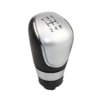 5-Speed Manual Gear Shift Knob Silver Suitable for Ford Fiesta MK7