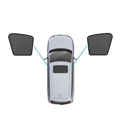Magnetic Mesh Sun Blind Shades Suitable for Audi Q5 8R 2009–2016 On Front Rear.