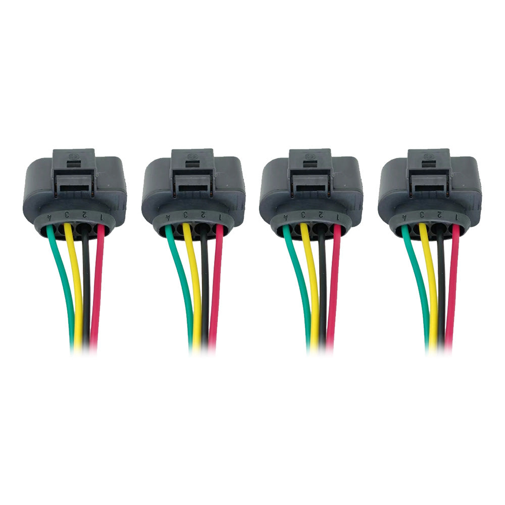 4PCS Ignition Coil Connector Repair Harness Plug 1J0973724 Suitable For VW Audi.