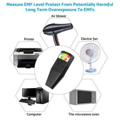 EMF Meter Paranormal Equipment Magnetic Field Ghost Hunting Radiation Detector.