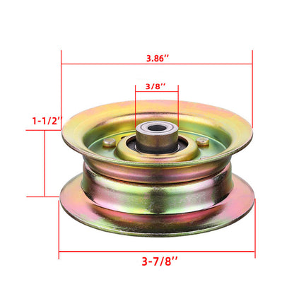 2xPulley Suitable For Husqvarna Jonsered Mowers 532 17 79 68 532 19 31 97 177968.