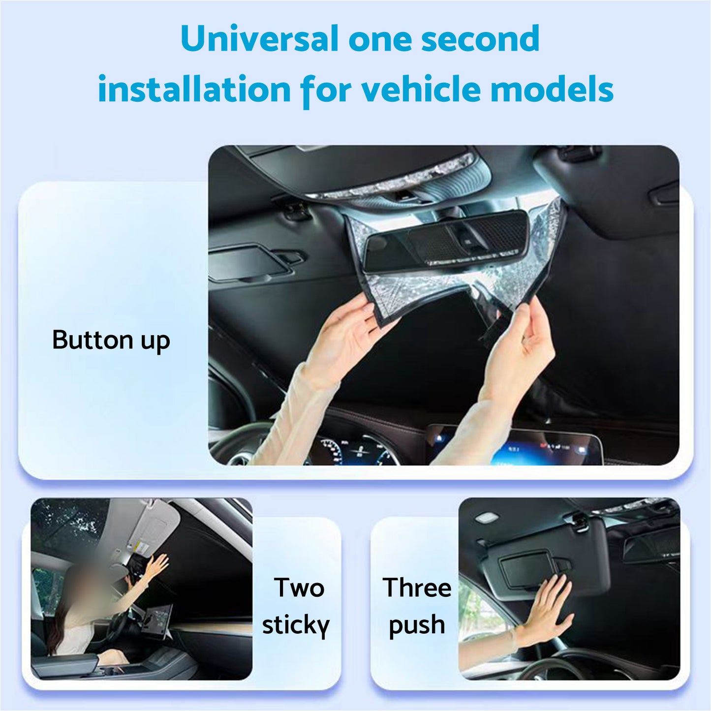 6 Layer WindScreen Sun Shade Suitable For GWM Cannon 2021-2025 UV Protection.