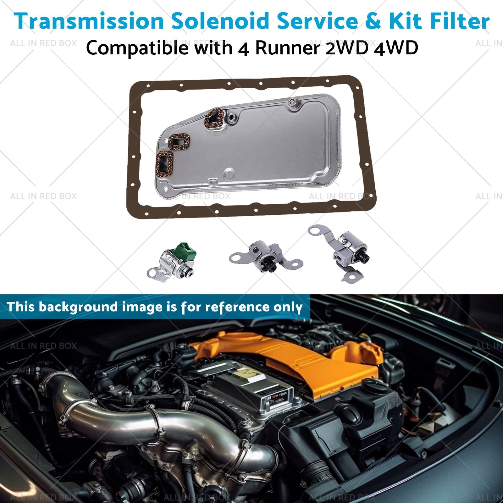 Transmission Solenoid Service  and  Kit Filter Suitable for 4 Runner 2WD 4WD 00-04.