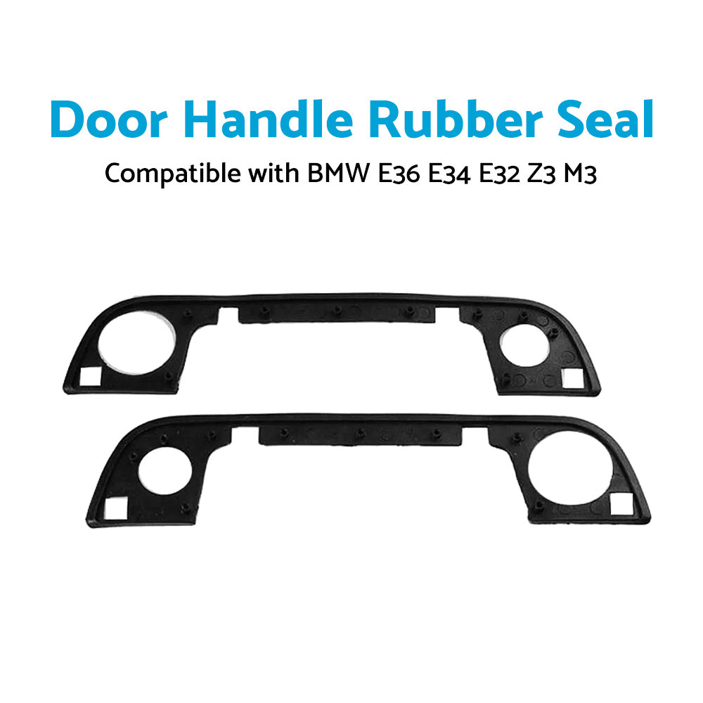 2PCS Exterior Door Handle Rubber Seals Set Suitable for BMW E36 E34 E32 Z3 M3.