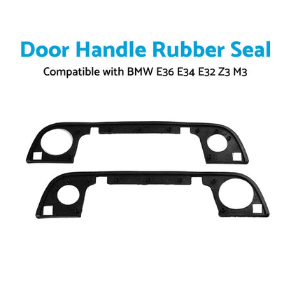 2PCS Exterior Door Handle Rubber Seals Set Suitable for BMW E36 E34 E32 Z3 M3.