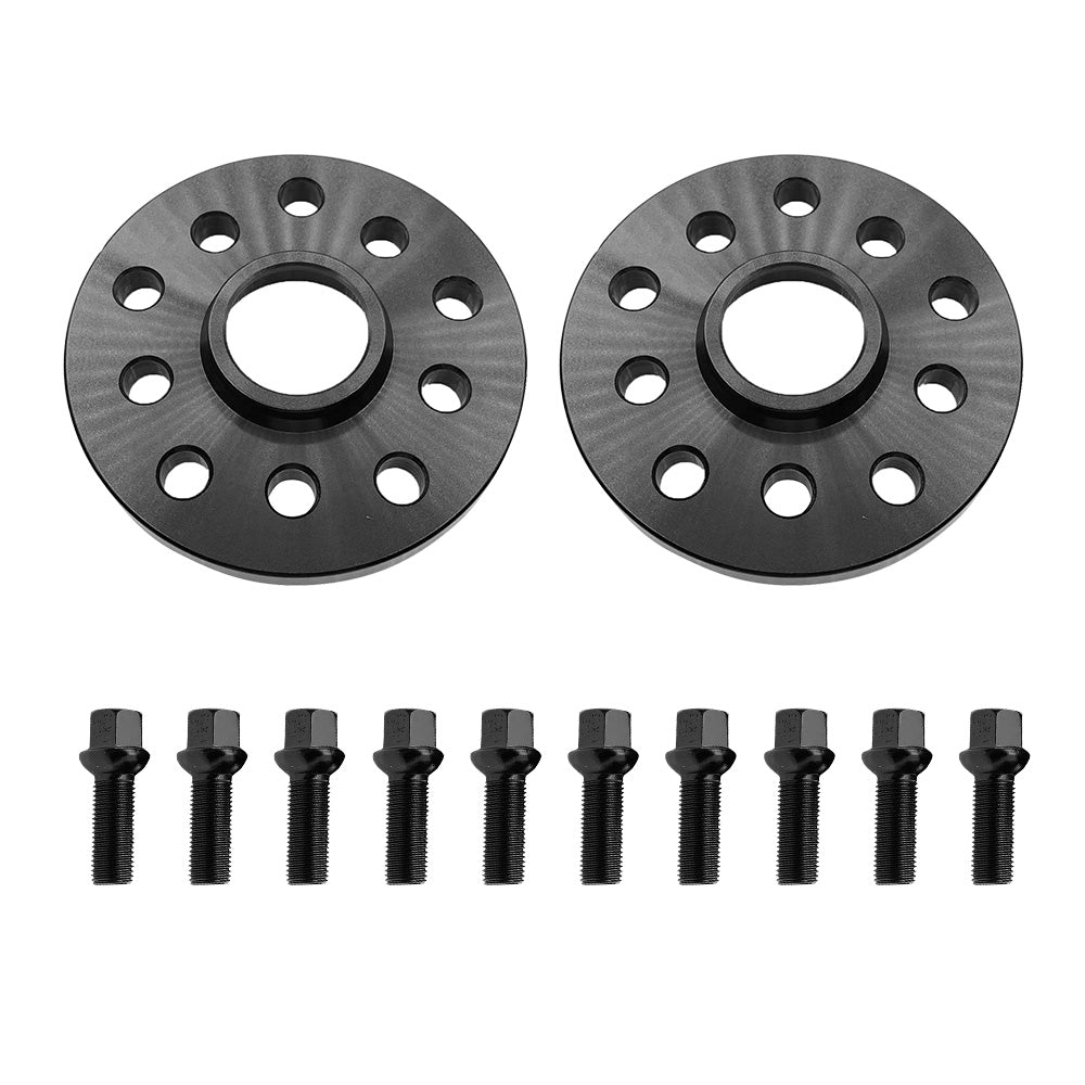 2x 15mm Hubcentric Wheel Spacers 5x112 Suitable for Audi Allroad Quattro C5 2001