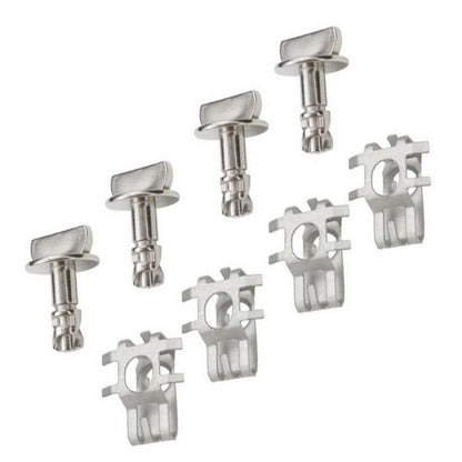 4x Engine Shield Cover Thumb Pins And Nuts Suitable for Ford Edge