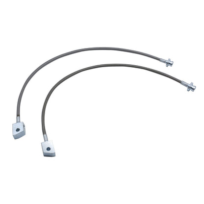 2x Extended Braided Brake Lines Suitablefor Nissan Patrol GU Y61 GQ Y60 2-6inchLift.