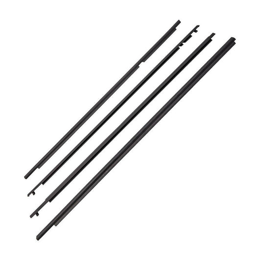 4x Window Glass Seals Weather Strip Suitable For Toyota Corolla Sedan 2009-2012.