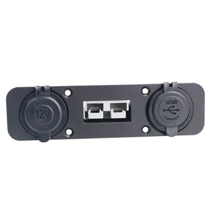 50 Amp Anderson Plug USB 3. 0 Cigarette Socket Flush Mount Recessed Plate REDARC.