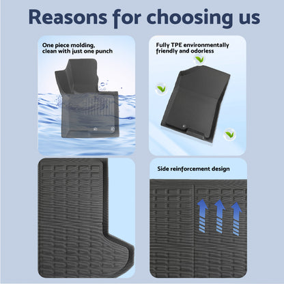 3D Floor Mats and Boot Liner Set Suitable for Kia Sportage NQ5 2015–2022.
