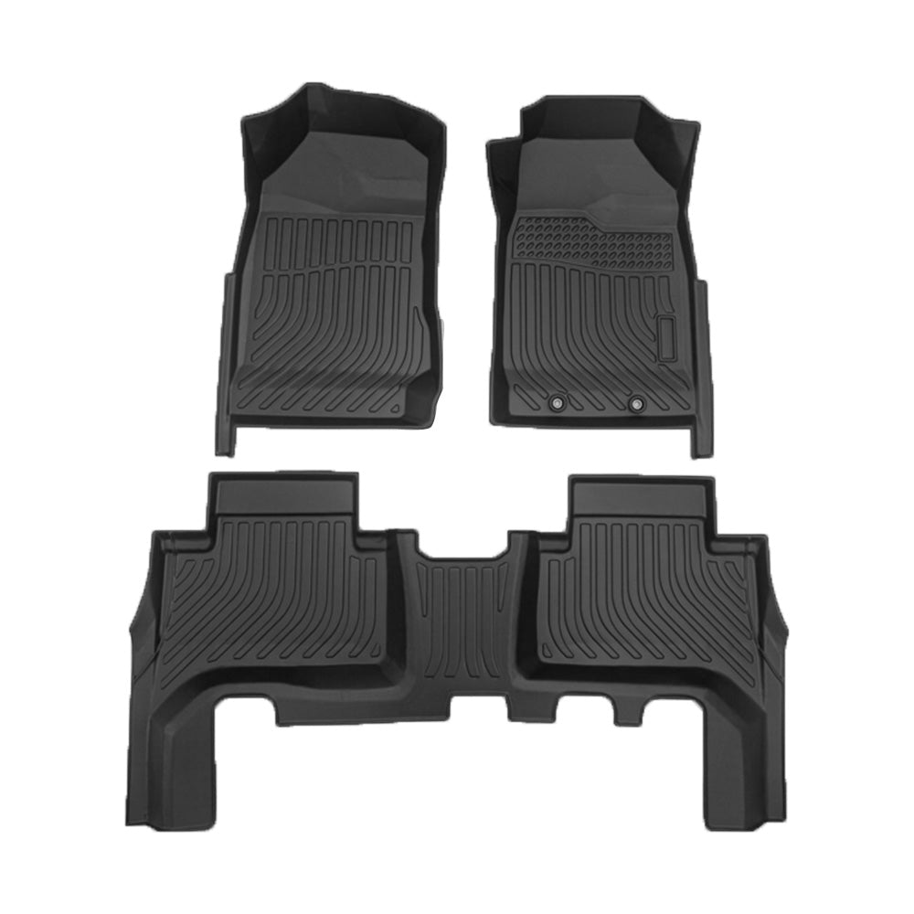 3D TPE Floor Mats Suitable for Isuzu MU-X 2012-2021 Anti-Slip Waterproof
