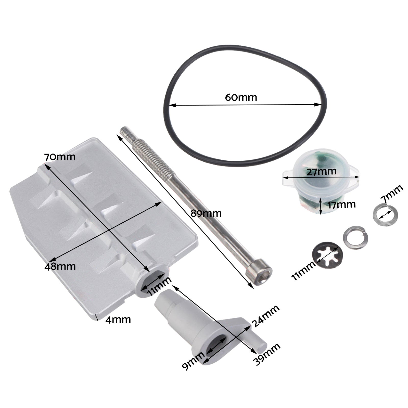 Valve Rebuild Repair Aluminium Kit Suitable for BMW DISA Fix Overhaul M54 3. 0.
