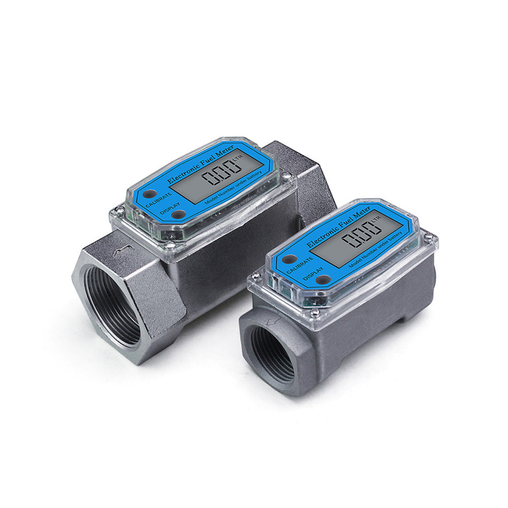 1/1.5/2 inch Turbine Digital Diesel Water Fuel Flow Meter Oval Gear Flow Gauge