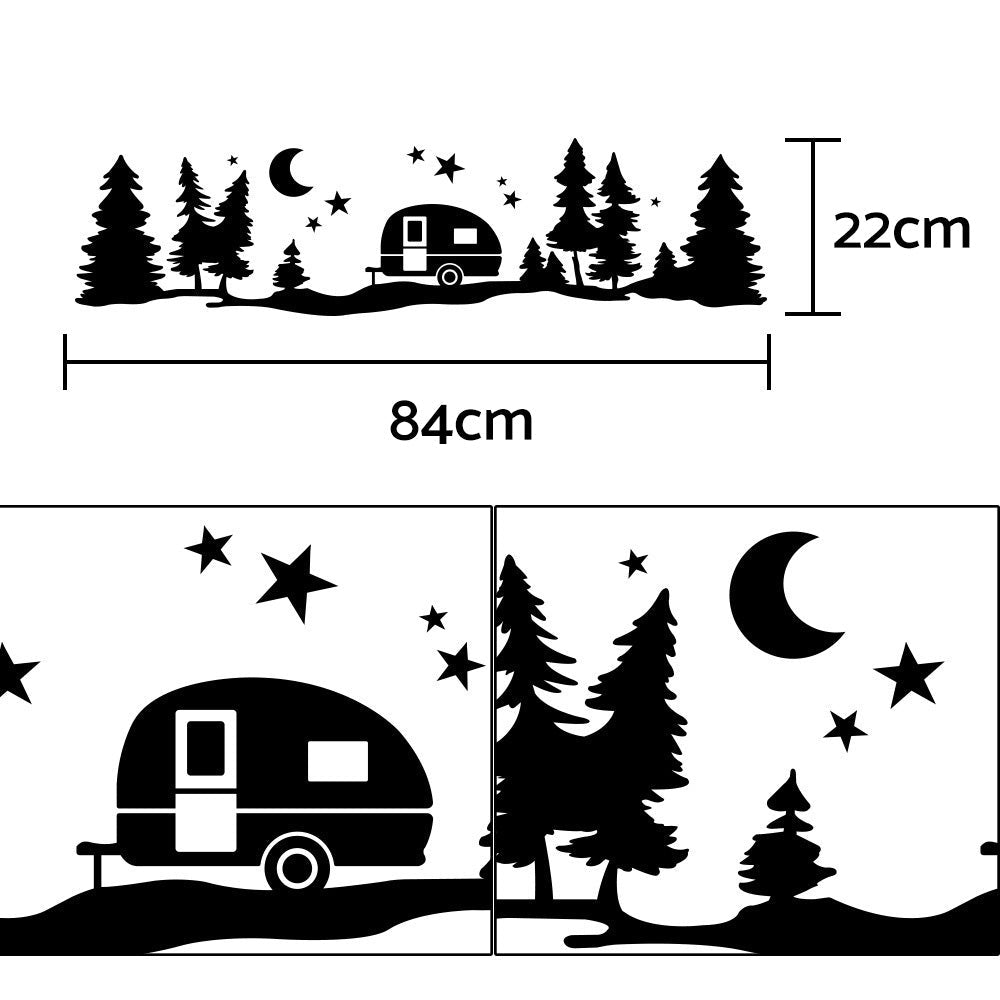 Mountains Adventure Vinyl Decal Sticker Suitable For Camper Van, Motorhome & Caravan