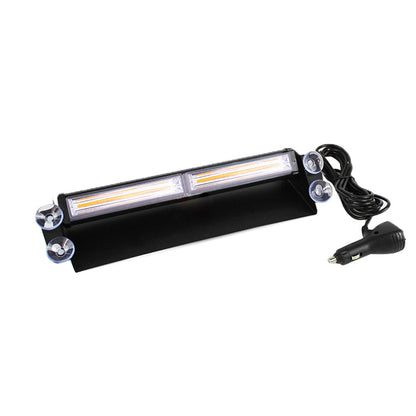 Amber Bar LED Flashing Beacon Strobe Warning Light Car Truck For Windshield Dash.