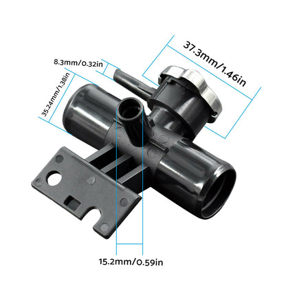 2x Radiator Coolant Filler Neck With Cap Suitable For Mitsubishi Lancer / Outlander Sport