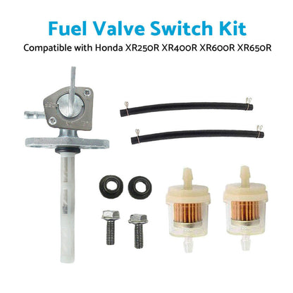 Fuel Tap Petcock Valve Switch Suitable For Honda XR250R XR400R XR600R XR650R.