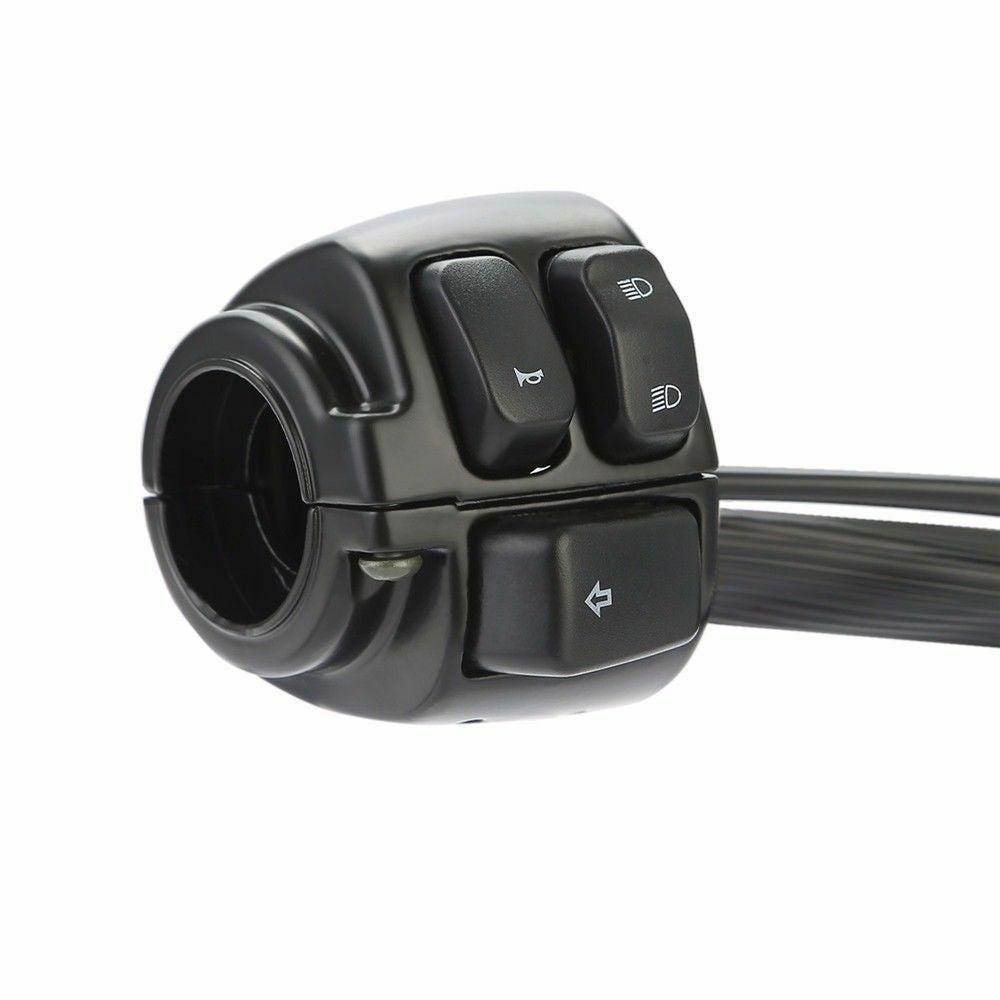 Motorcycle Handlebar Control Switches With Wiring Harness Suitable For Harley Dyna & V-Rod