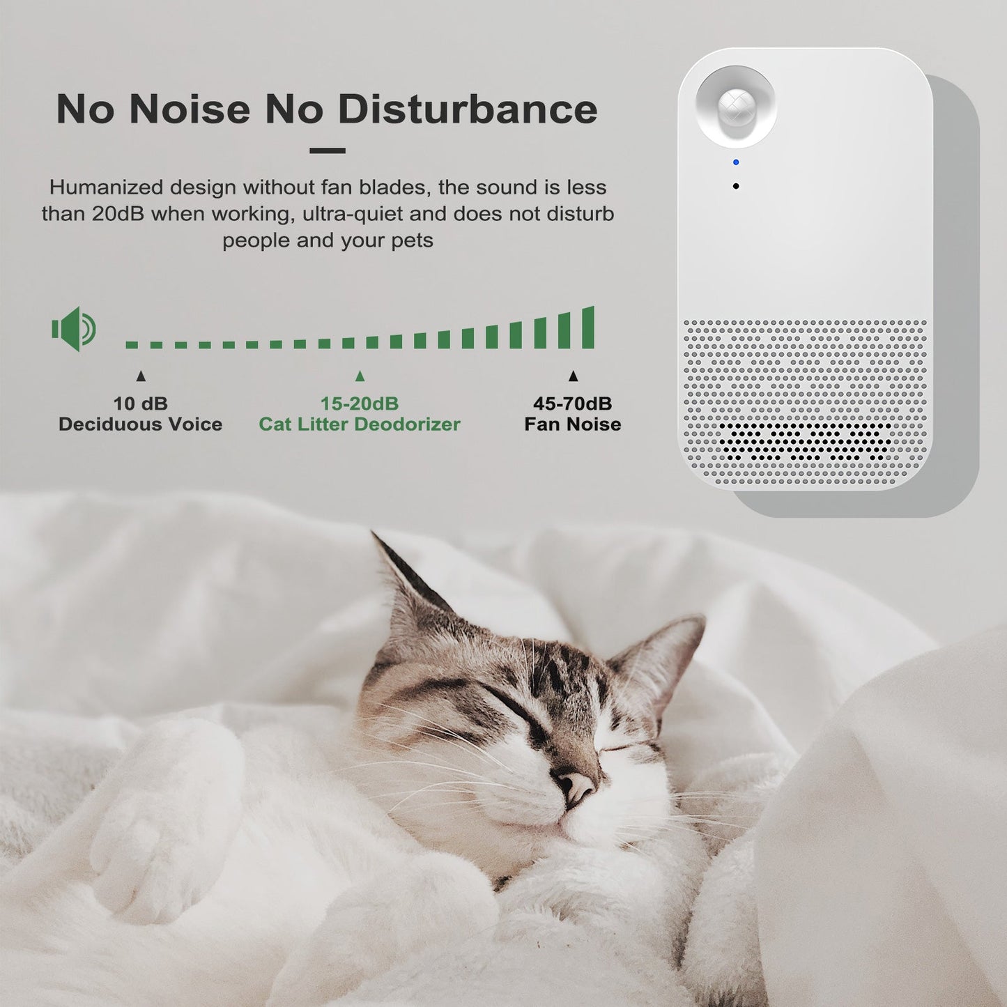Pet Cat Litter Box Deodorizer Odor Eliminator Remover Dust-Free Bathroom.