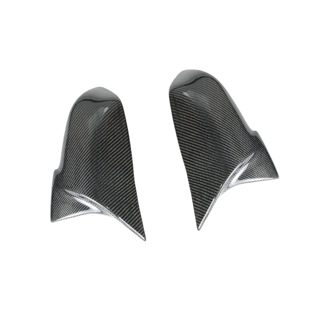 Carbon Fibre Side Mirror Cover Caps Suitable for  BMW F20 F21 F22 Series 1 2 3 4.