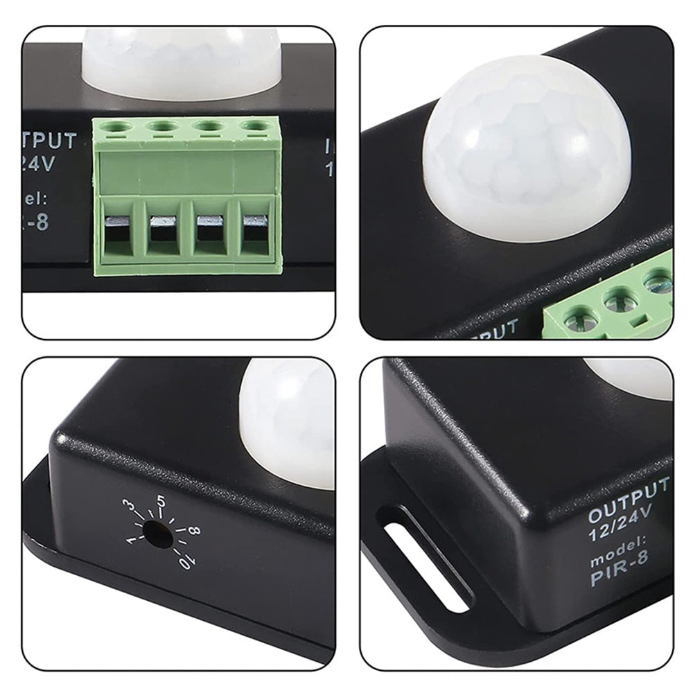 8m Body Infrared PIR Motion Sensor Switch Suitable for 12V 24V LED Light Strip