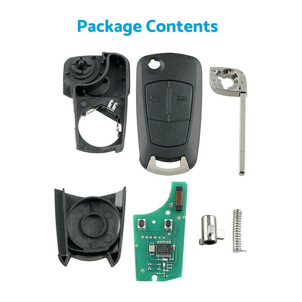Complete Remote Control Key Suitable For Holden Astra H 2005–2009.