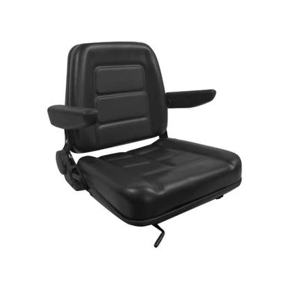 Tractor Seat Forklift Excavator Universal Suspension Backrest Truck Chair Adjust.