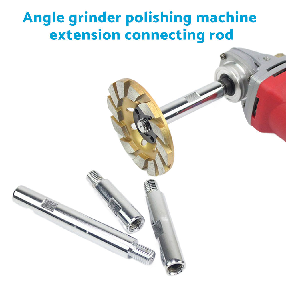 3X Angle Grinder Adapter Rod Extension Rod M14 Adapter Rod Polishing Accessories.