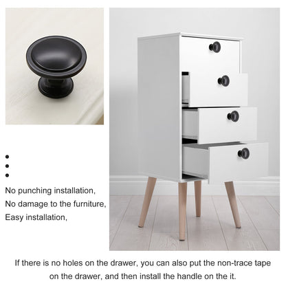 4PCS Set Kitchen Cabinet Knobs Drawer Knobs Drawer Handle for Dresser Drawers.