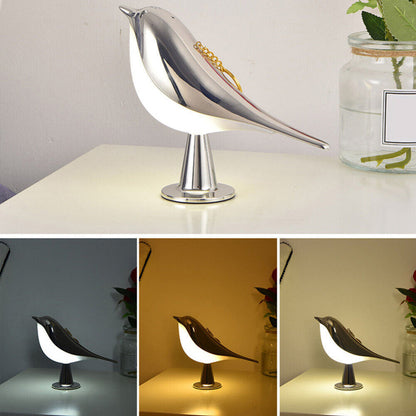 Modern Magpie Bird LED Table Lamp Touch Control Bedside Reading Night Light for Bedroom.