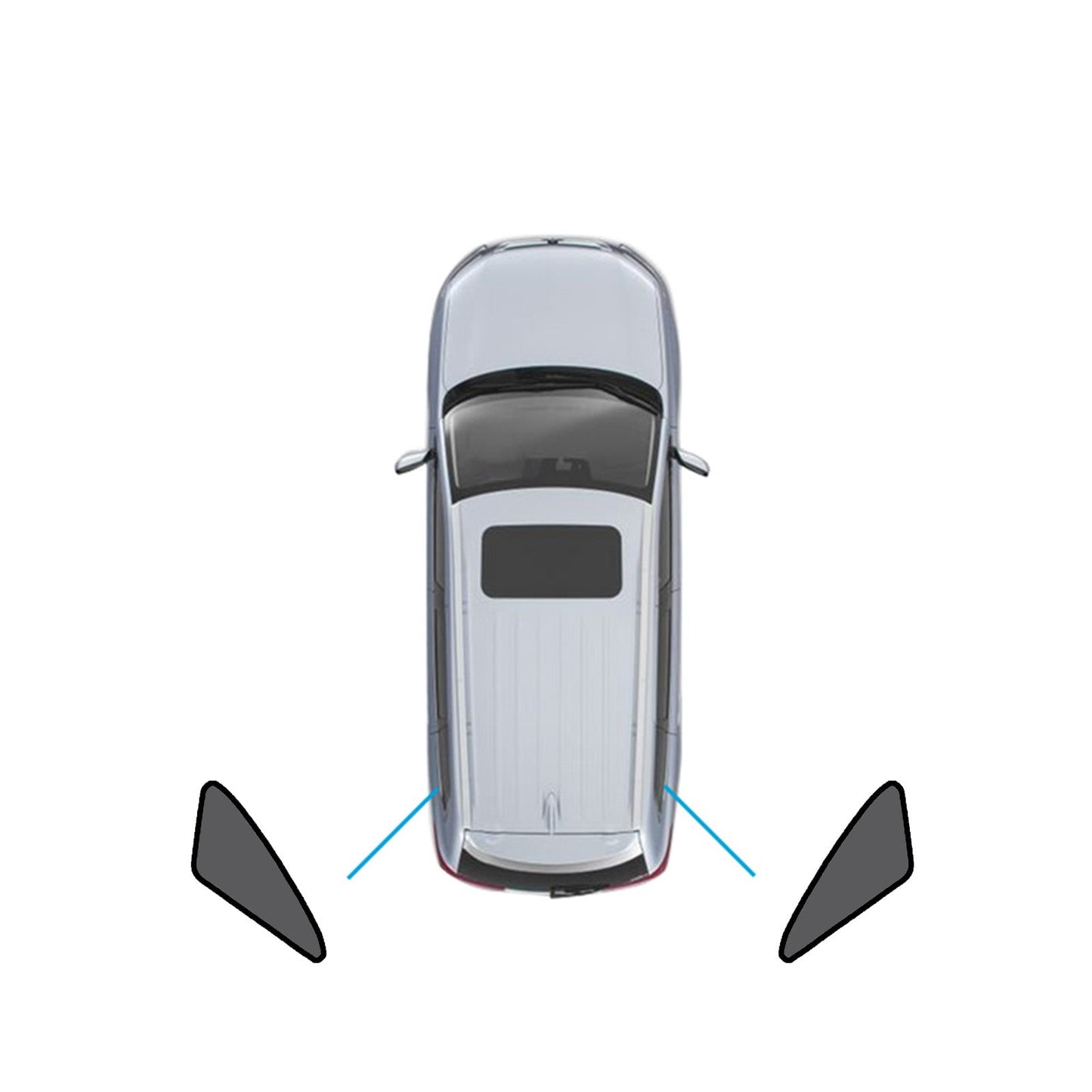 Magnetic Mesh Sun Blind Shades Suitable for Audi Q3 2011-2018 on Front/Rear.