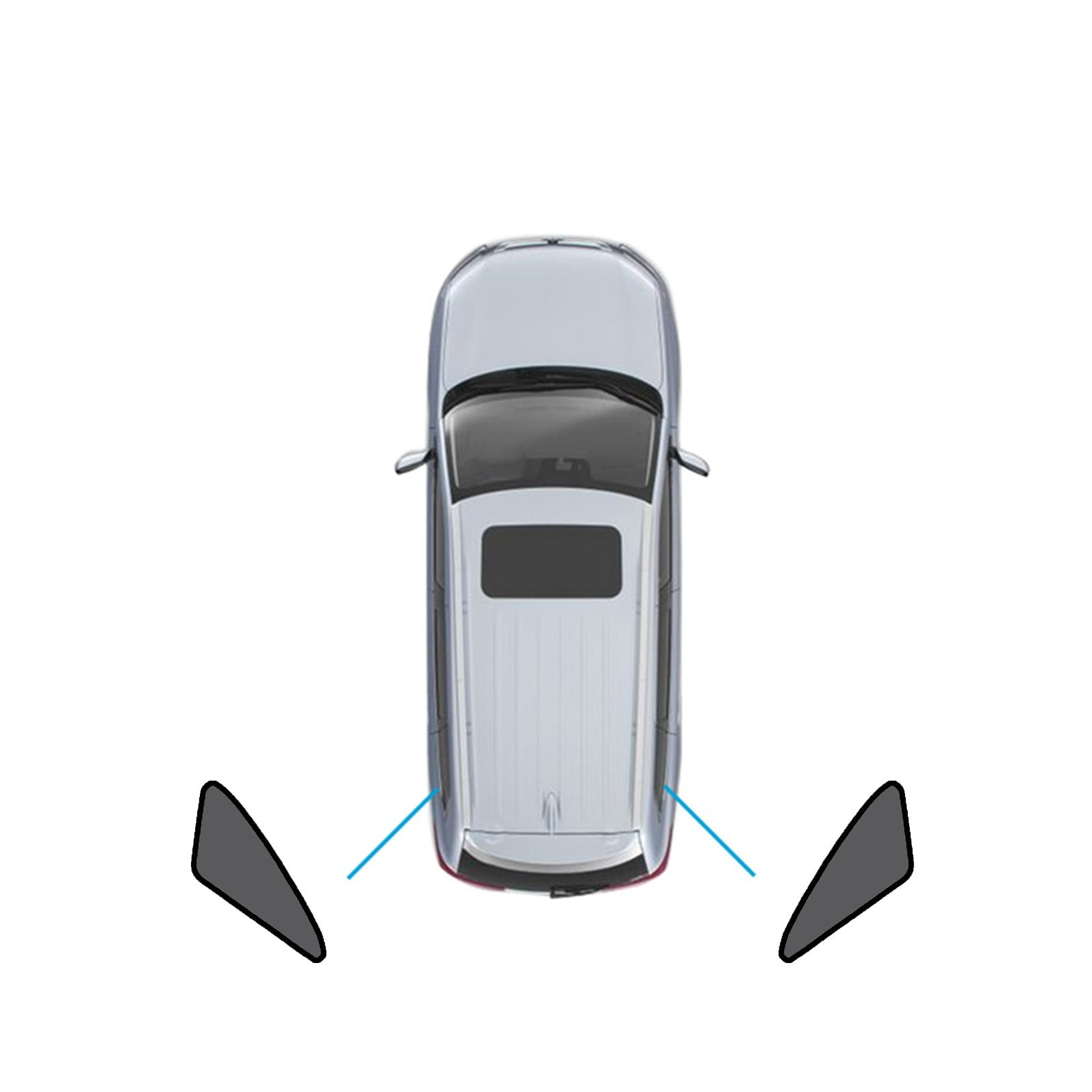 Magnetic Mesh Sun Blind Shades Suitable for Audi Q3 2011-2018 on Front/Rear.