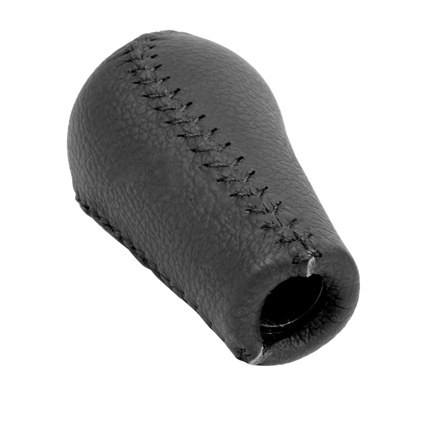 1x Black Leather Transfer Case Knob Suitable For Nissan Patrol GU Y61 GQ Y62