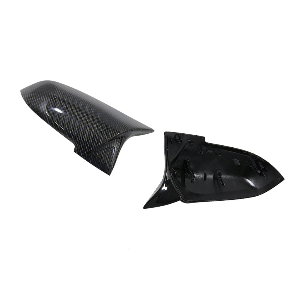 Carbon Fibre Side Mirror Cover Caps Suitable for  BMW F20 F21 F22 Series 1 2 3 4.