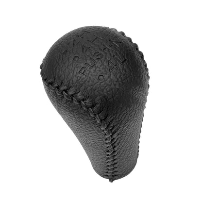 1x Black Leather Transfer Case Knob Suitable For Nissan Patrol GU Y61 GQ Y62