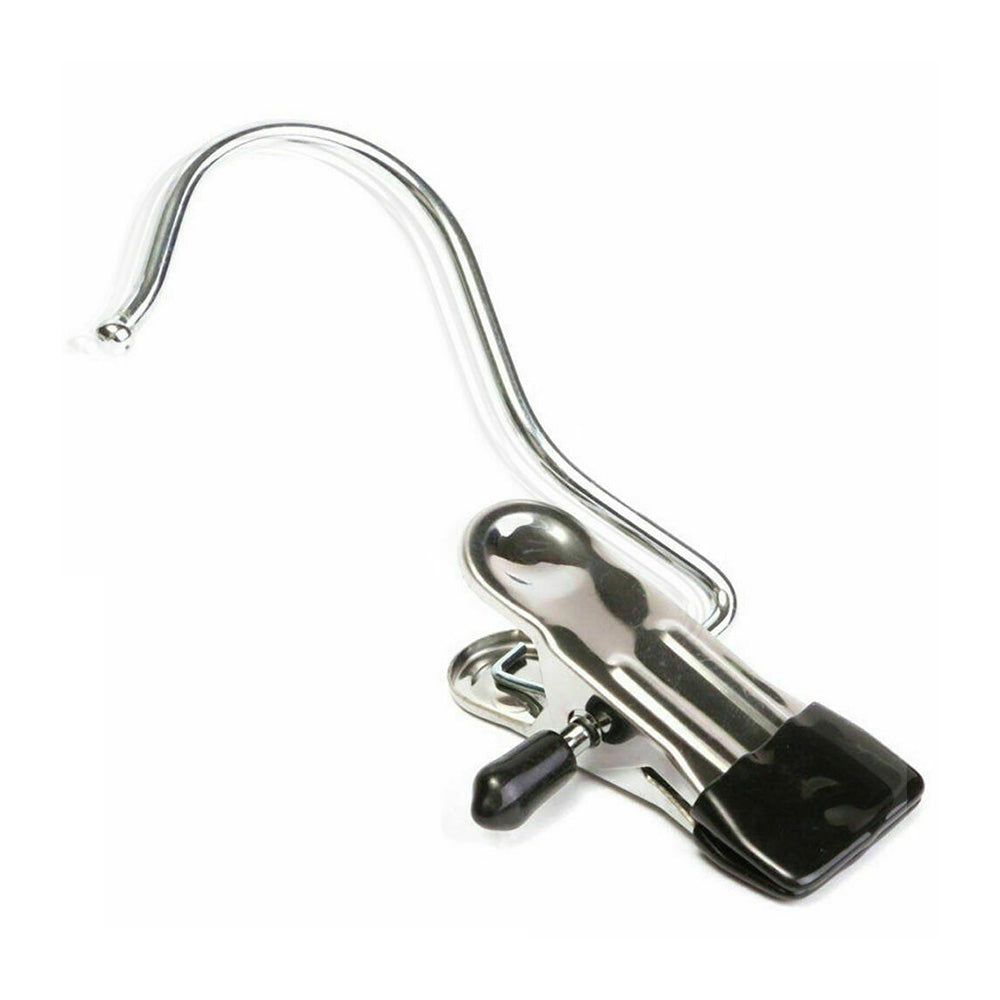 30PCS Single Clips Metal Hook Pins Scarf Belt Shoe Boots Hanger Portable Pegs.