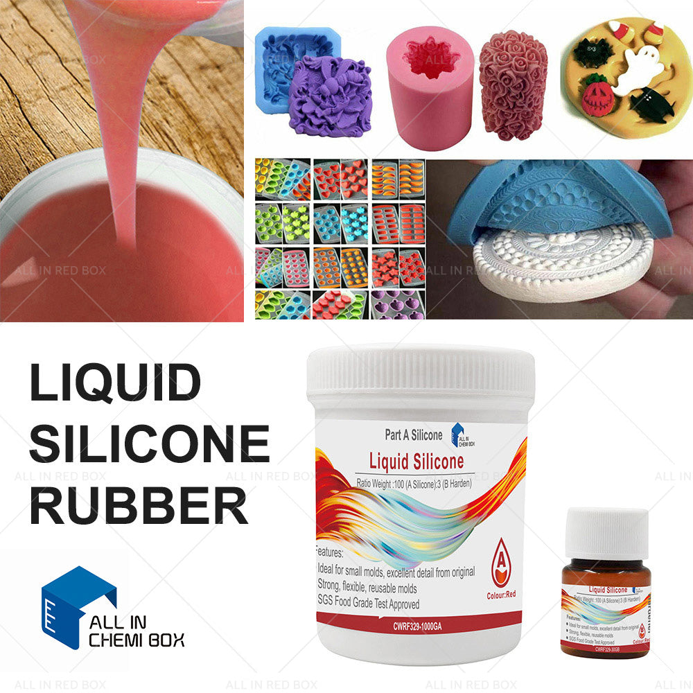 SH25 Liquid Silicone Rubber Mould Making Kit 100 3 Mix - 1Kg 2Kg 5Kg 10Kg Blue.