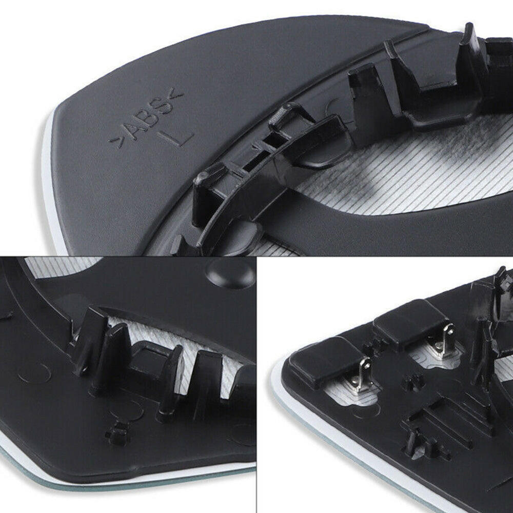 Left Mirror Glass Suitable For VW Golf MK7 MK7.5 2013-2018 Heated Convex w/ Base.
