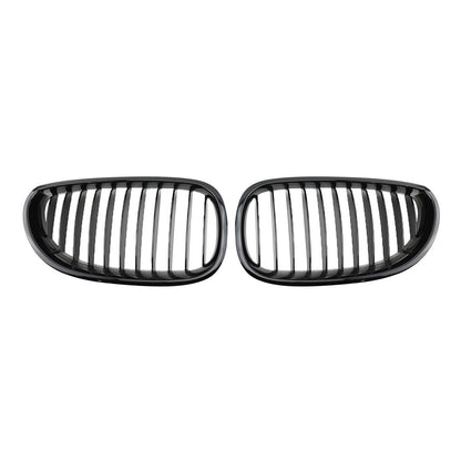 Gloss Black Front Grille Grill Suitable For BMW E60 E61 5 Series 2003-2010.