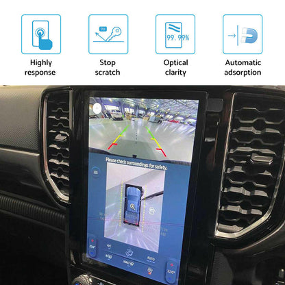Tempered Glass Screen Protector Suitable For Ford Ranger Everest Wildtrak 12"