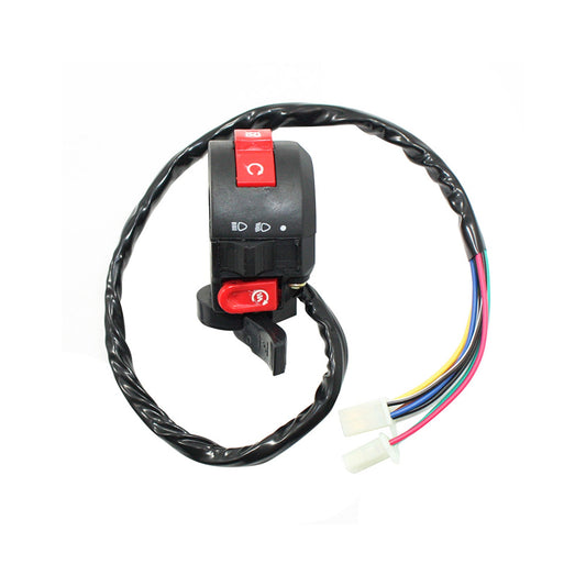 7 Wire Kill Start Light Switch Button Housing 110cc 125cc PIT Quad Dirt Bike ATV.