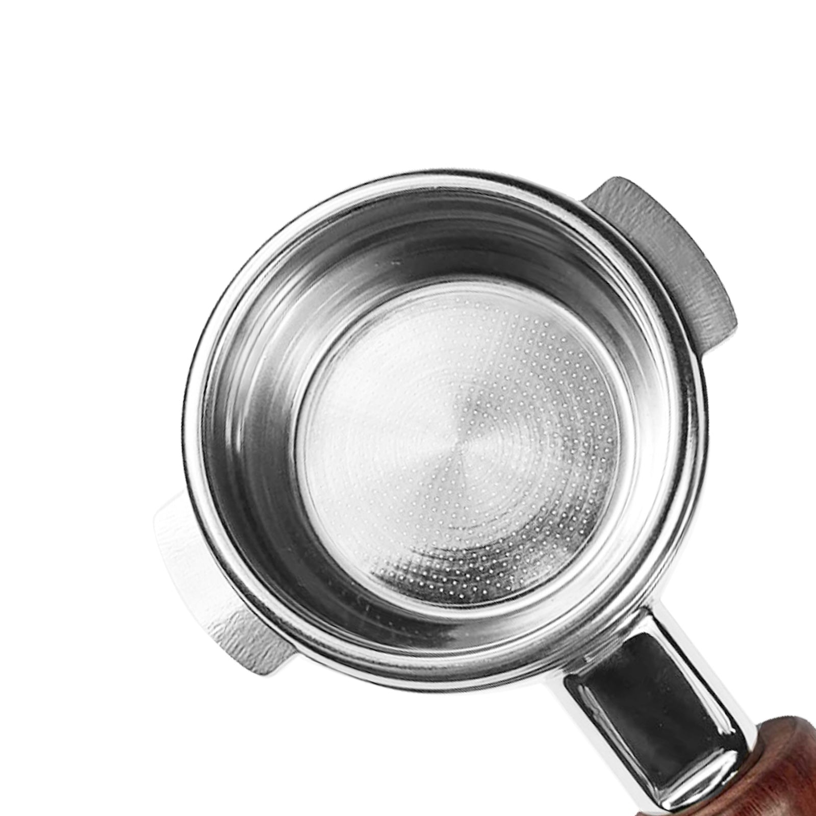 58mm Portafilter Suitable For La Marzocco 2 Spout Filter Basket Wood Handle.