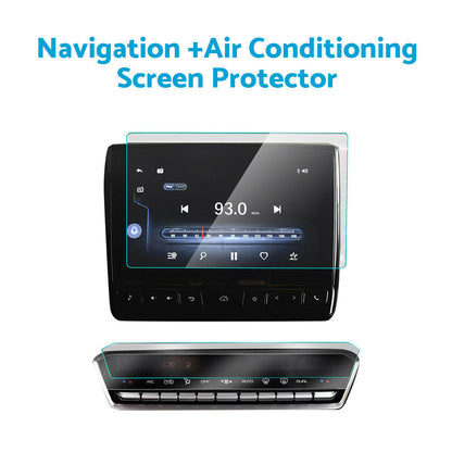Navigation and Air Conditioning Screen Protector Suitable For Isuzu D-Max 2021-2023.