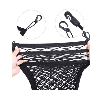 Car & Truck Seat Mesh Storage Net Bag Organizer Suitable for Universal Fit