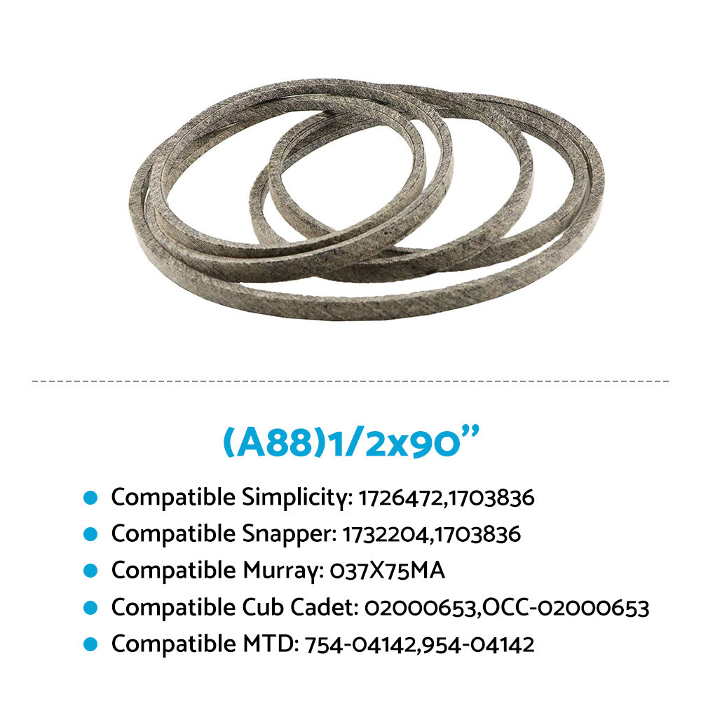 Belt Suitable For 38inch Cut Husqvarna Mcculloch Ride on Mowers MC16H38ST 193214.