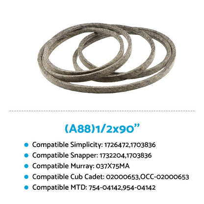 Belt Suitable For 38inch Cut Husqvarna Mcculloch Ride on Mowers MC16H38ST 193214.