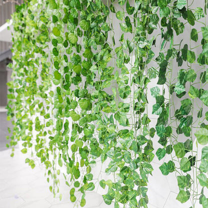 12x2M Green Plastic Artificial Ivy Suitable for Home Decoration