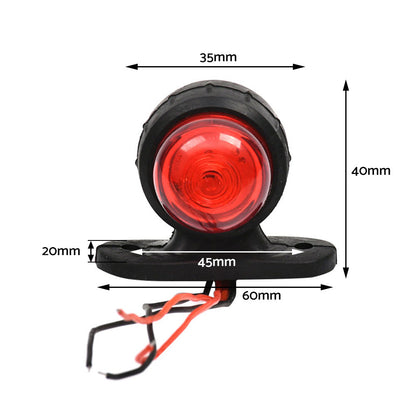 LED Clearance Side Marker Lamp Suitable For Trailer, Truck, and Caravan 12-24V